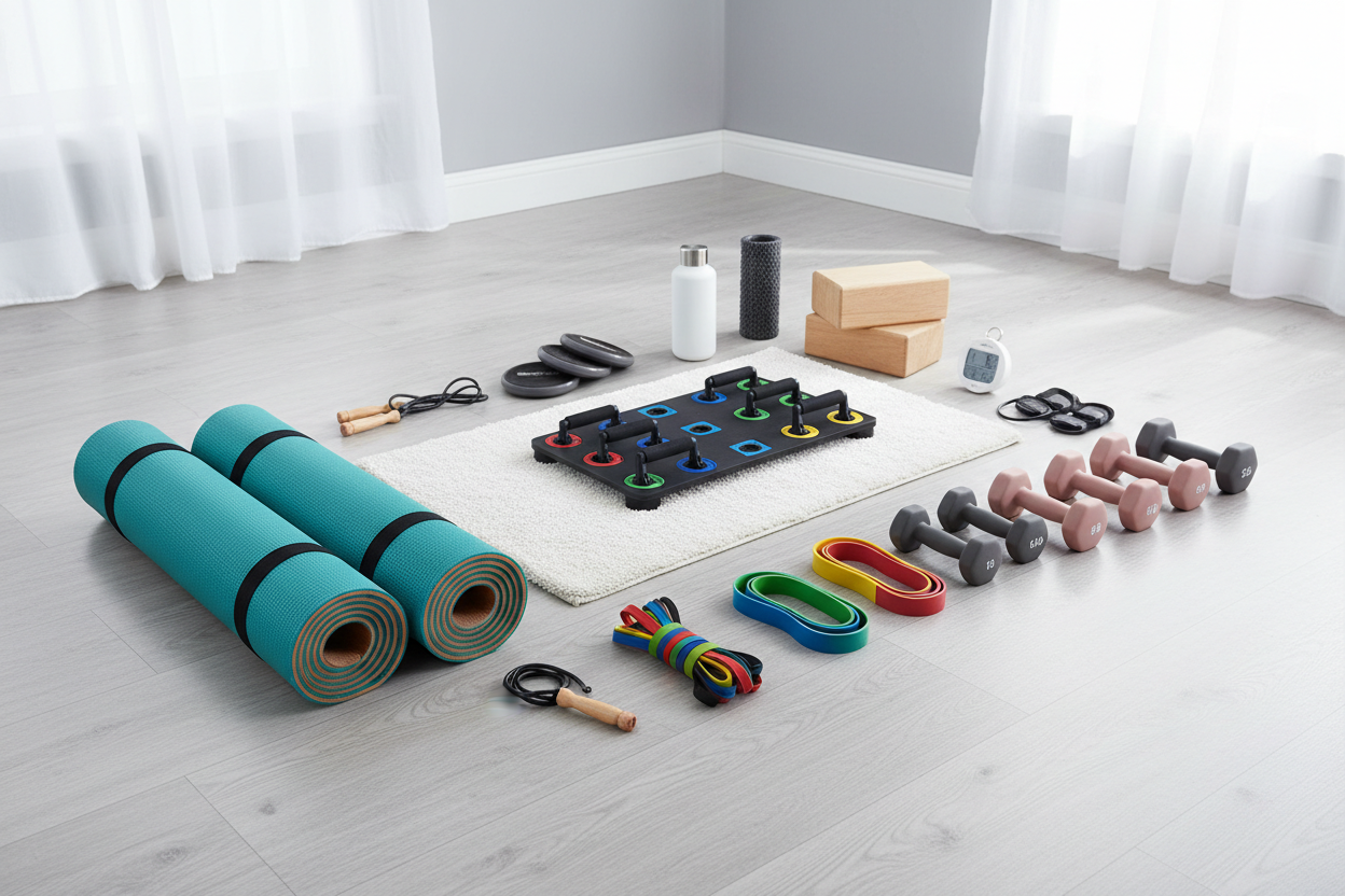 Artículos deportivos para ejercicios en casa
